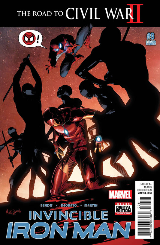 INVINCIBLE IRON MAN #8 DEODATO 2ND PTG VAR COVER