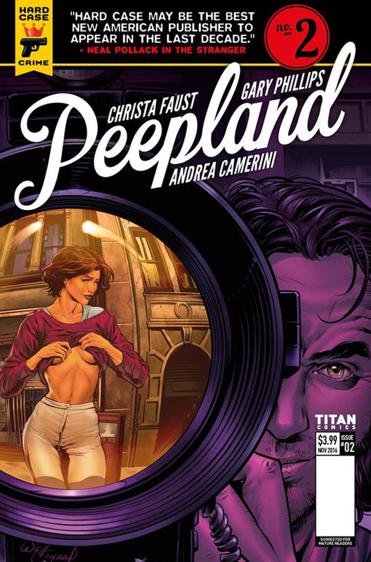 HARD CASE CRIME PEEPLAND #2 (OF 5) CVR B CONRAD COVER