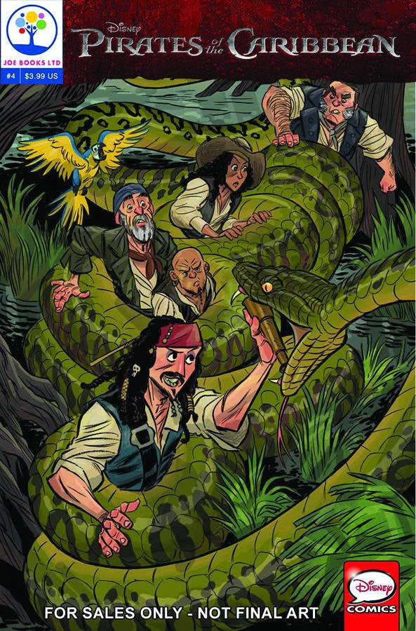 DISNEY PIRATES OF THE CARIBBEAN #4 COVER