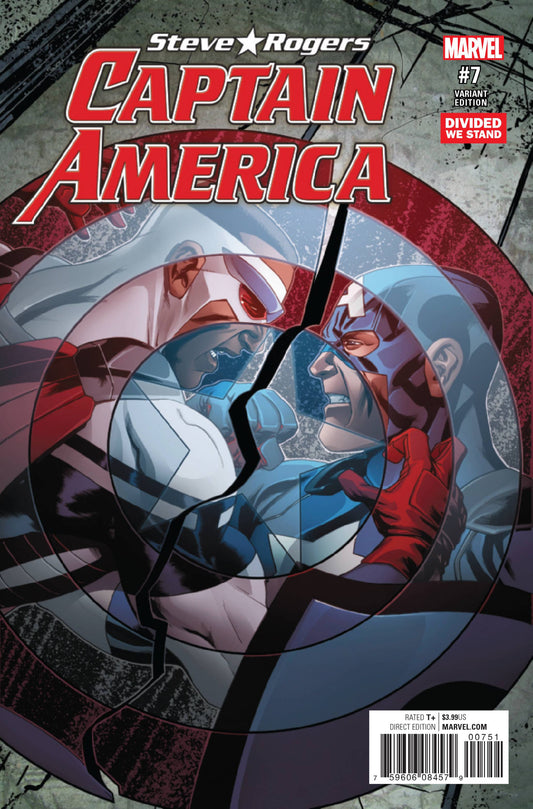 CAPTAIN AMERICA STEVE ROGERS #7 DIVIDED WE STAND VAR NOW COVER