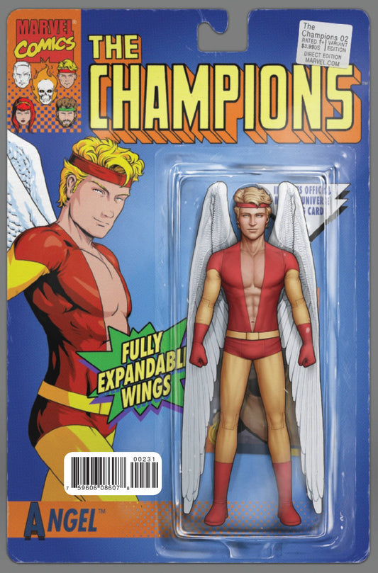 CHAMPIONS #2 CLASSIC ACTION FIGURE VAR COVER