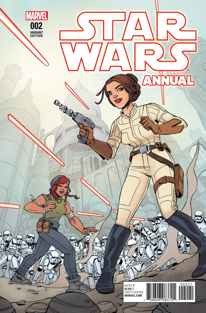STAR WARS ANNUAL #2 CHARRETIER VAR COVER