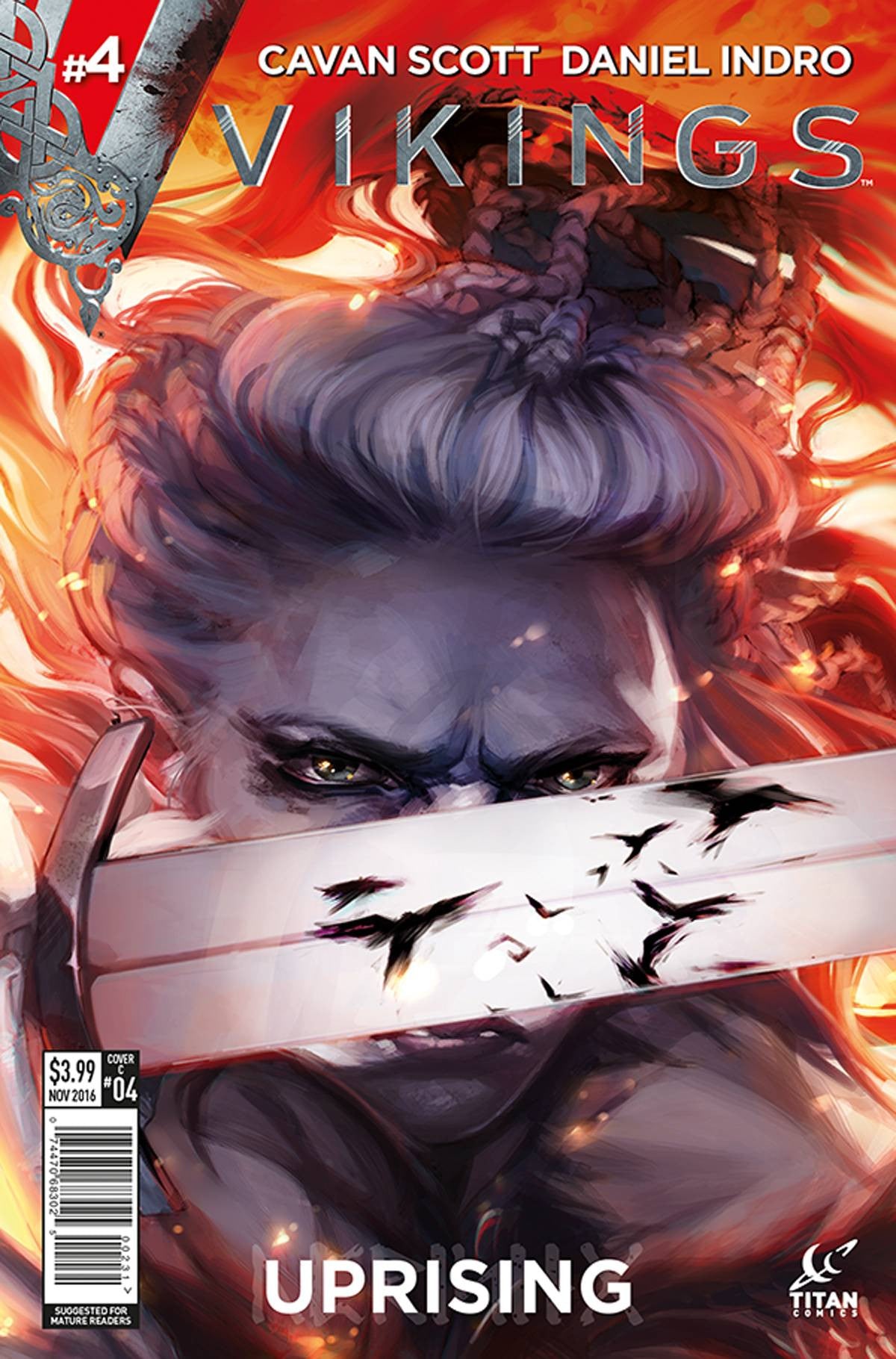 VIKINGS UPRISING #4 (OF 4) CVR A GLASS (MR) COVER