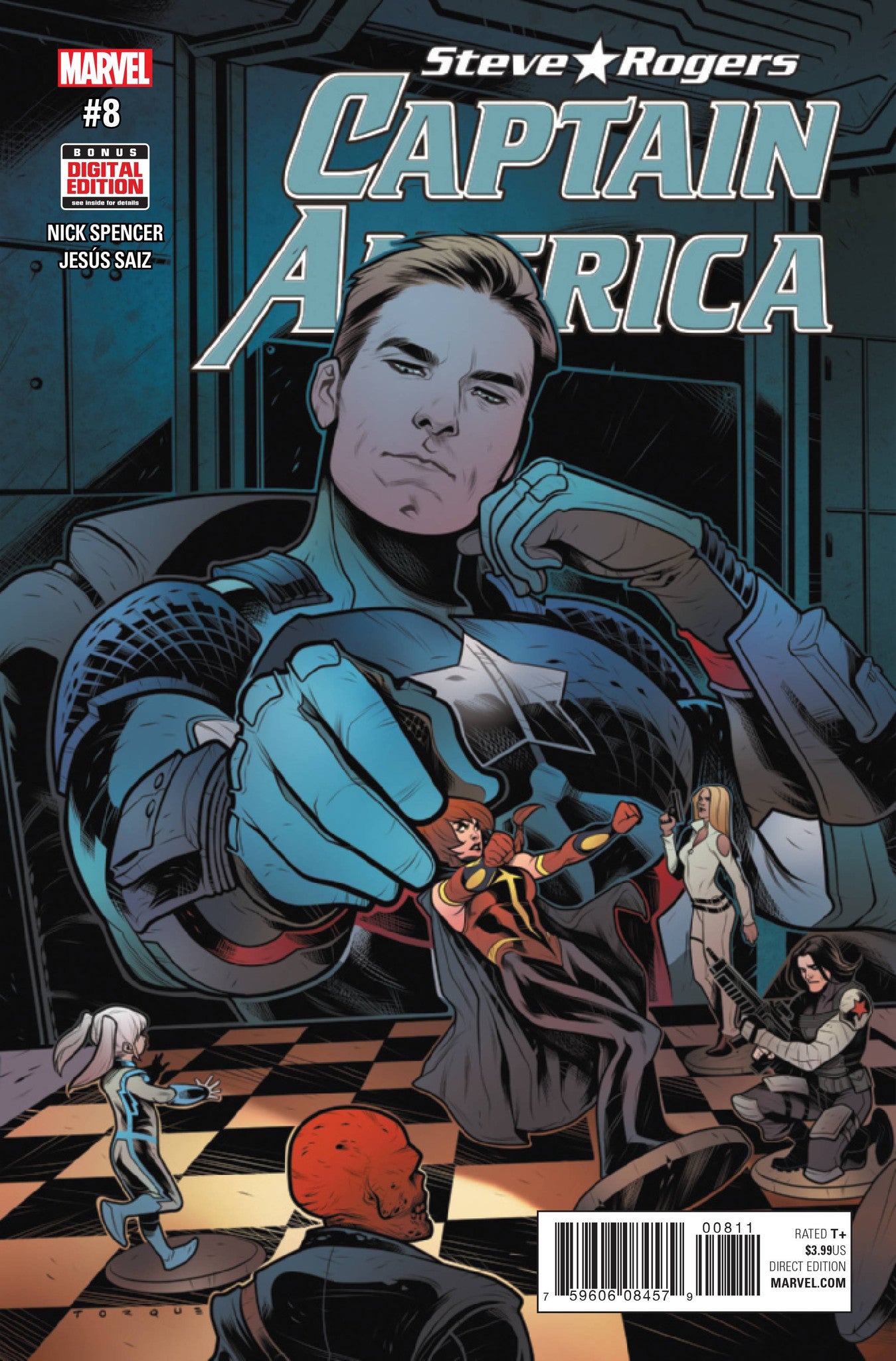 CAPTAIN AMERICA STEVE ROGERS #8 COVER