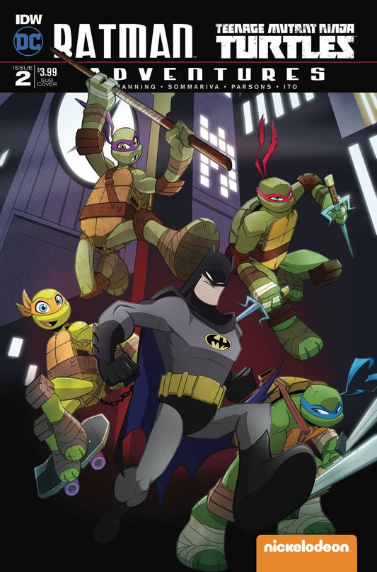 BATMAN TMNT ADVENTURES #2 (OF6) SUBSCRIPTION VAR B COVER