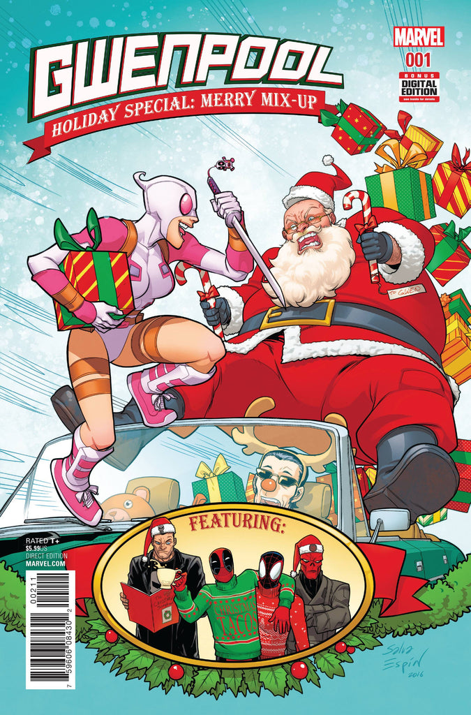 GWENPOOL HOLIDAY SPECIAL MERRY MIX UP COVER