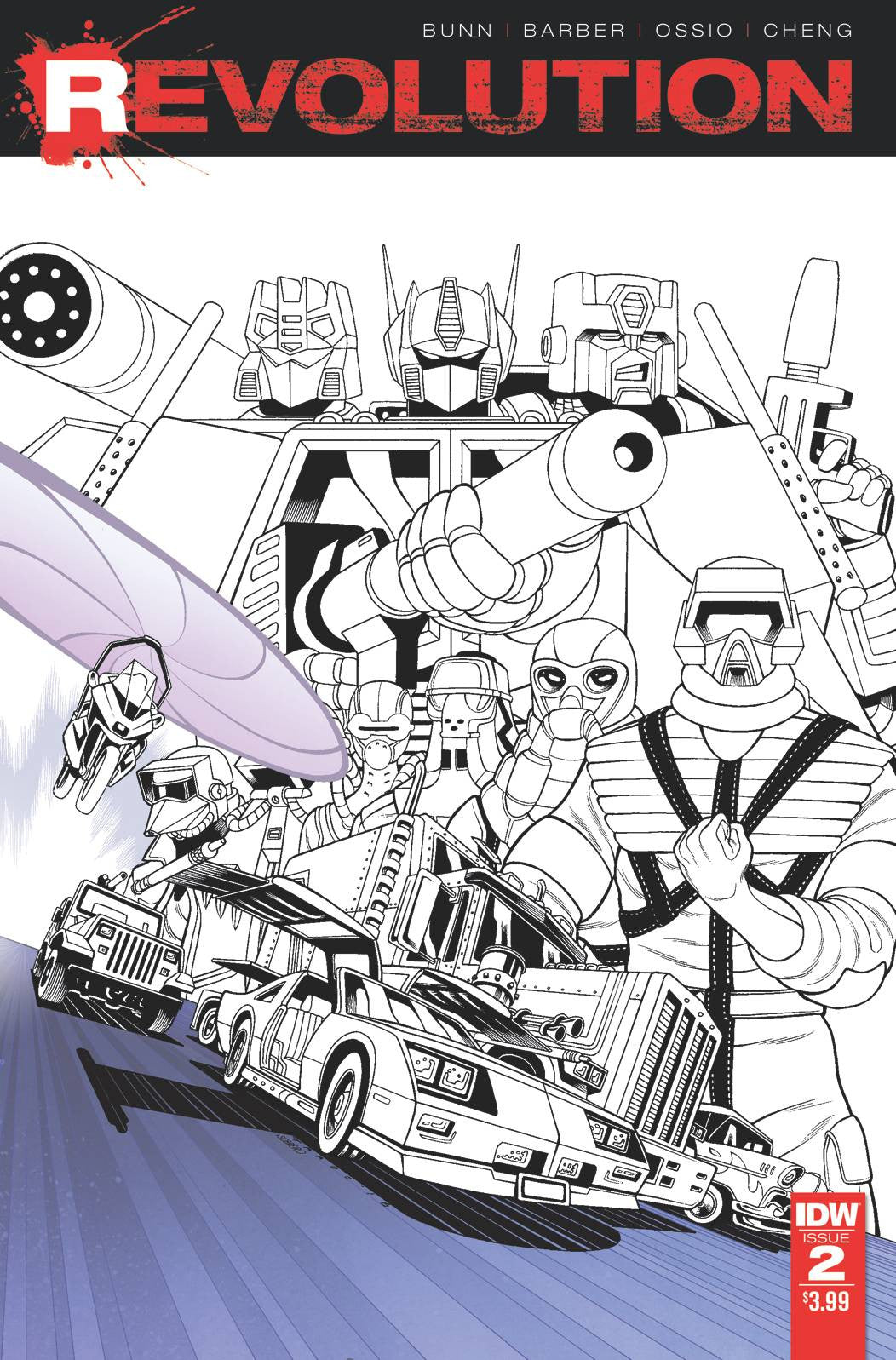 REVOLUTION #2 (OF 5) 2ND PTG COVER