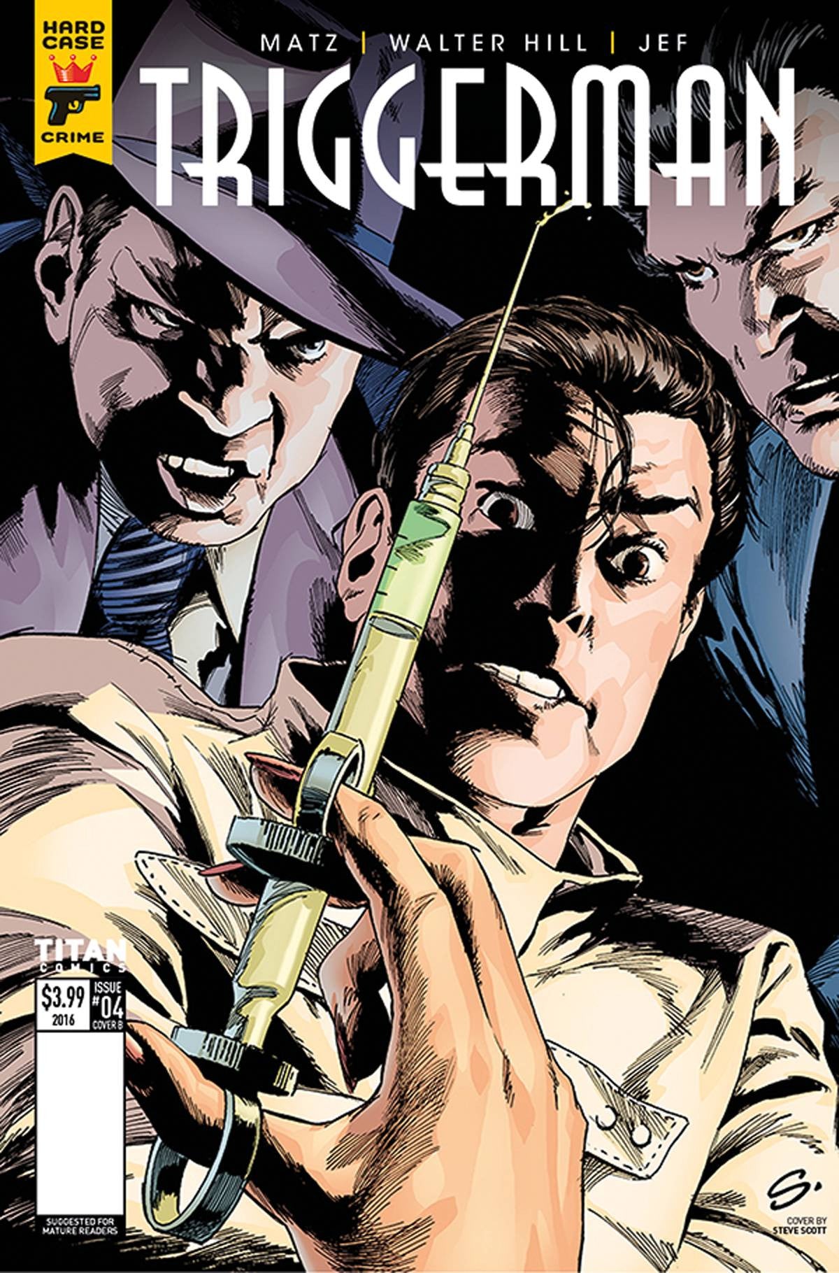 HARD CASE CRIME TRIGGERMAN #4 (OF 5) CVR C SCOTT COVER