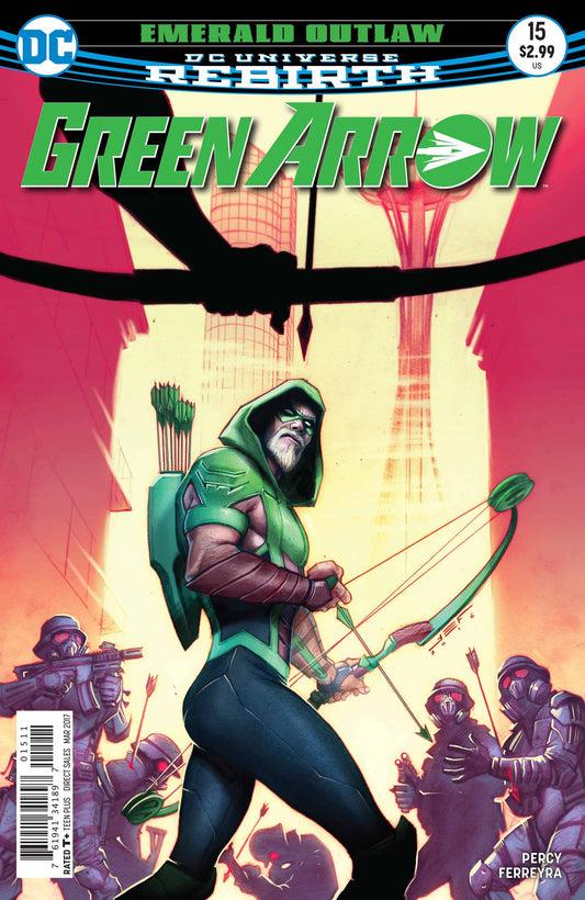 GREEN ARROW #15 COVER
