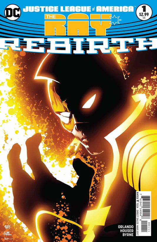 JUSTICE LEAGUE OF AMERICA THE RAY REBIRTH #1 COVER