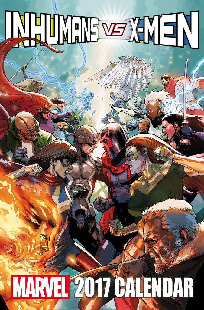 MARVEL 2017 CALENDAR COVER