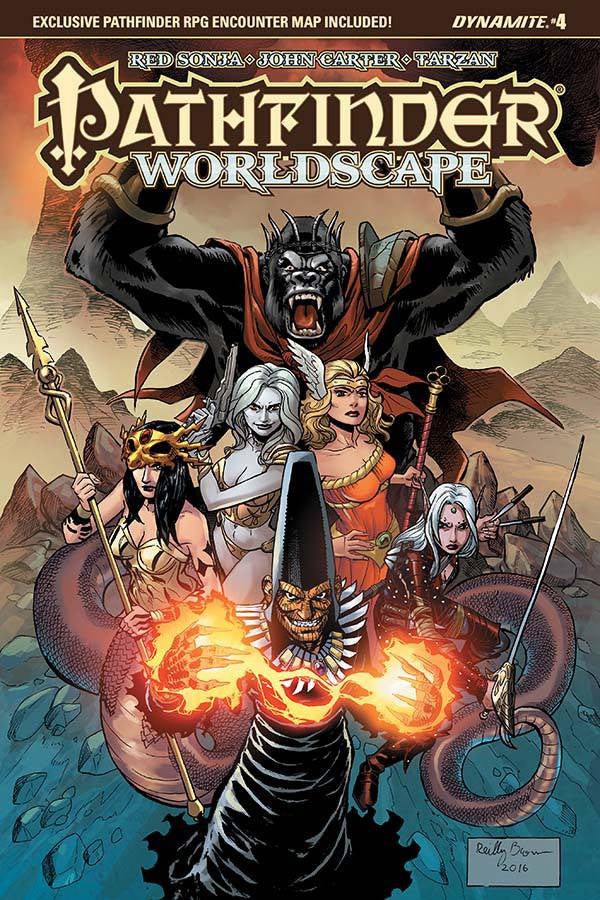 PATHFINDER WORLDSCAPE #4 (OF 6) CVR A BROWN COVER