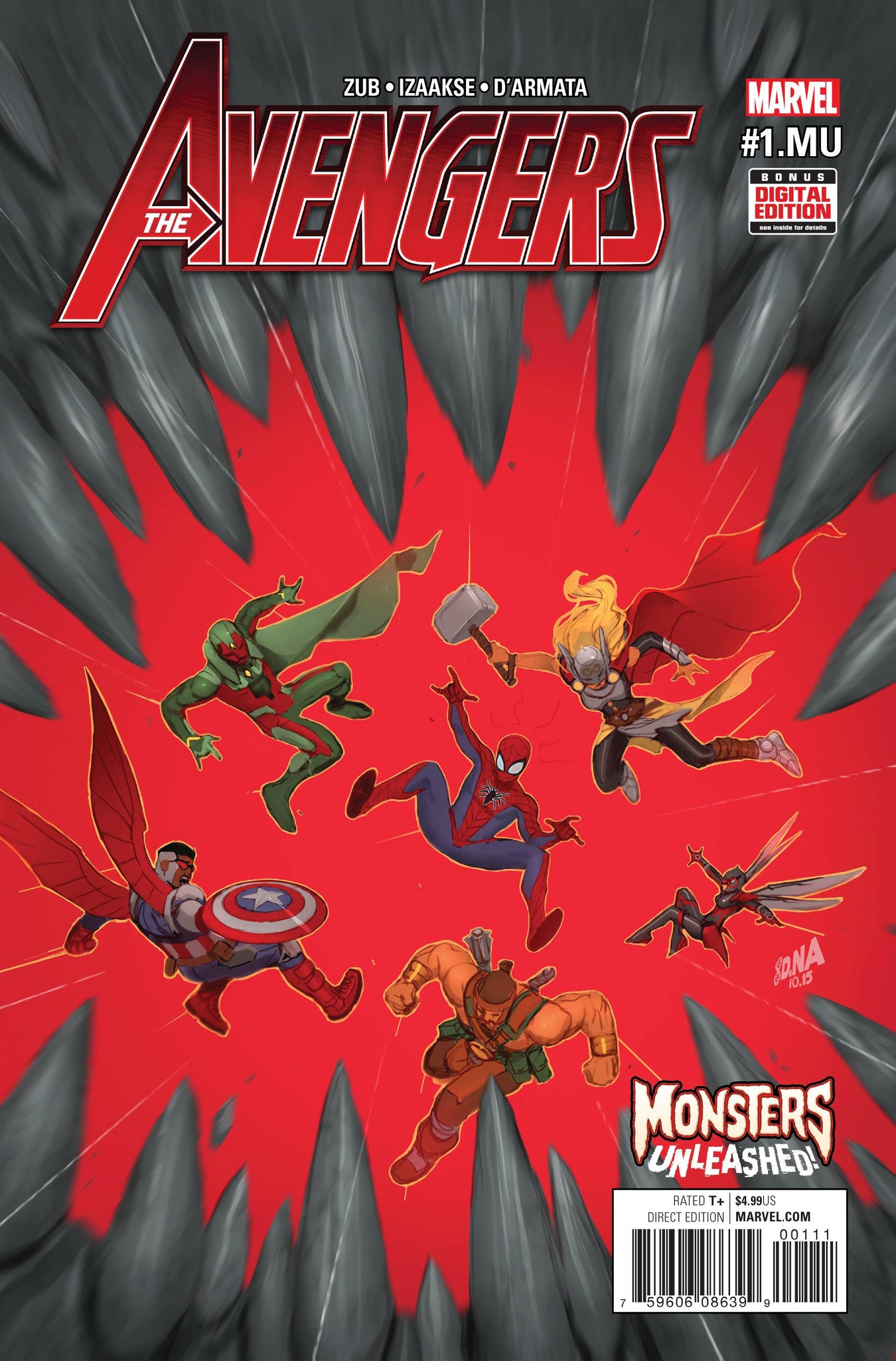 AVENGERS #1.MU COVER
