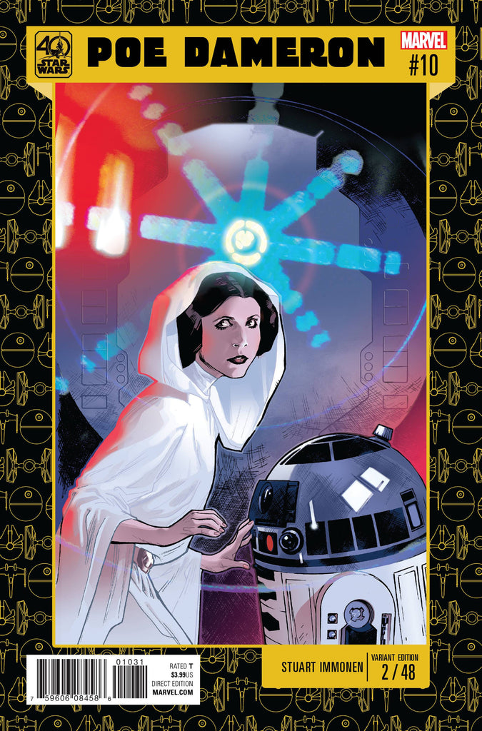 STAR WARS POE DAMERON #10 IMMONEN STAR WARS 40TH ANNIV VAR COVER