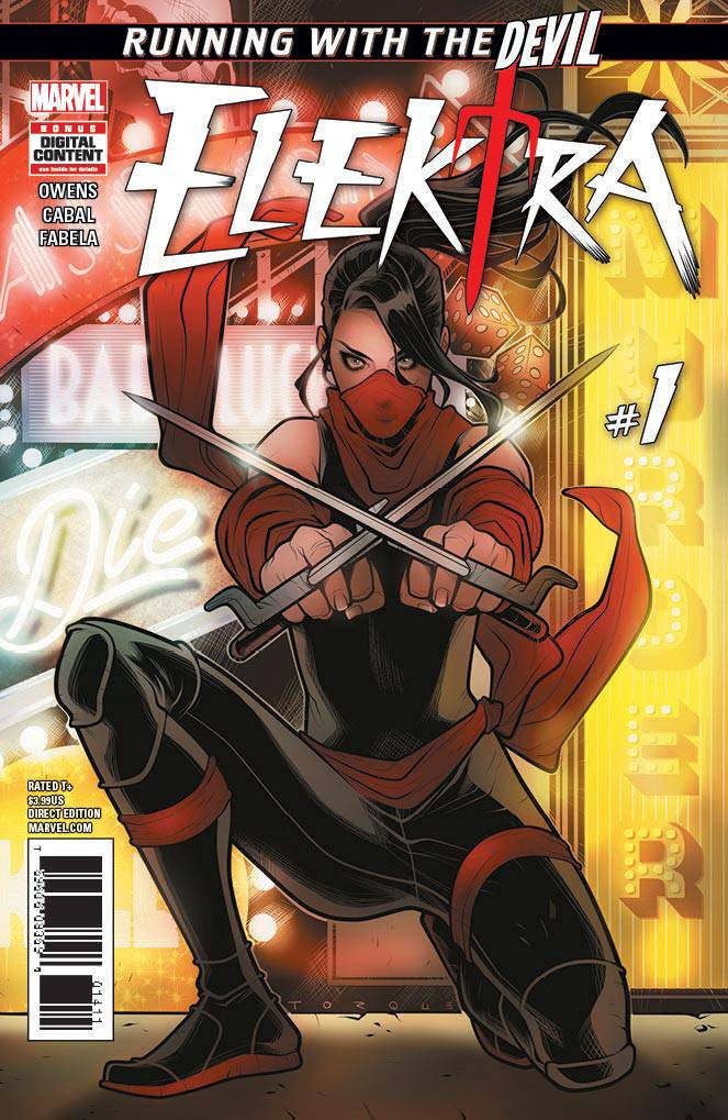 ELEKTRA #1 COVER