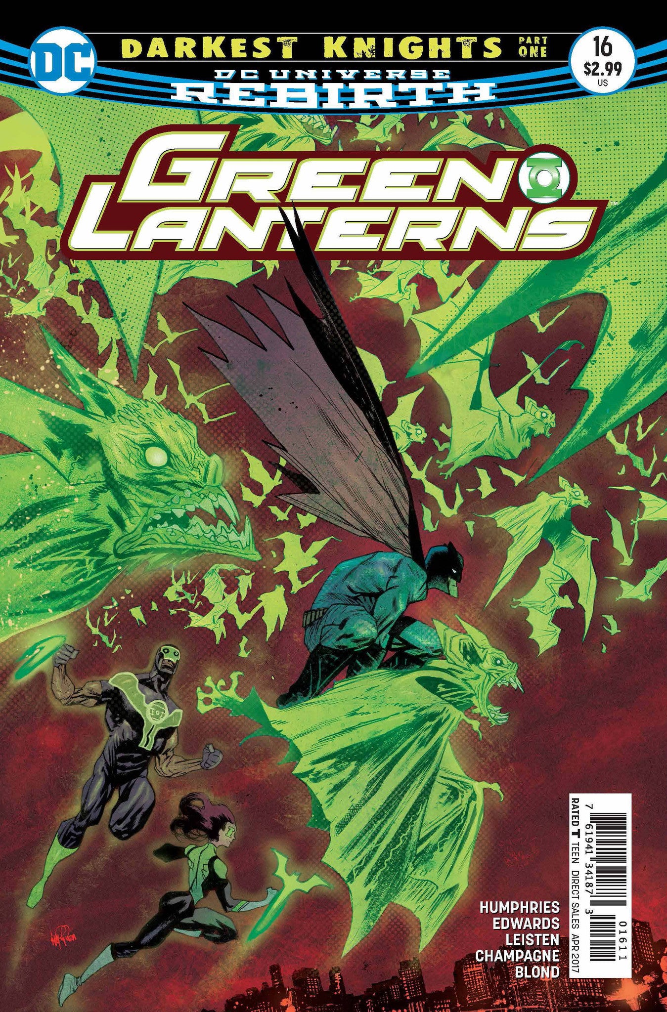 GREEN LANTERNS #16 COVER