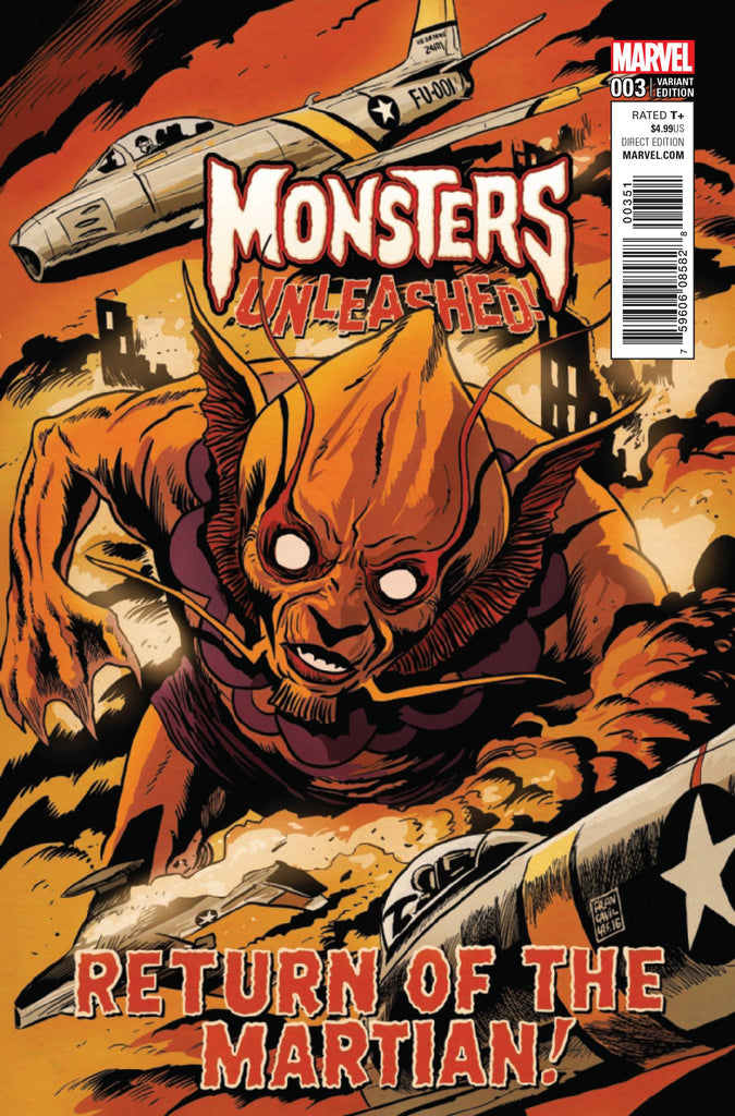 MONSTERS UNLEASHED #3 (OF 5) FRANCAVILLA 50S MOVIE POSTER VA COVER