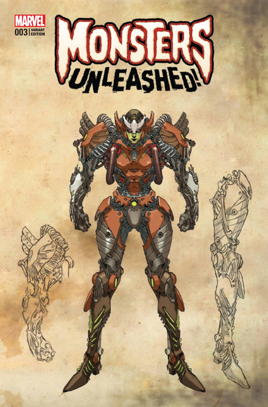 MONSTERS UNLEASHED #3 (OF 5) YU MONSTER VAR COVER