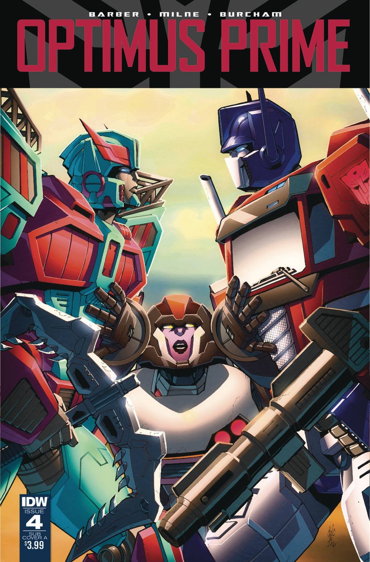 OPTIMUS PRIME #4 SUBSCRIPTION VAR A COVER