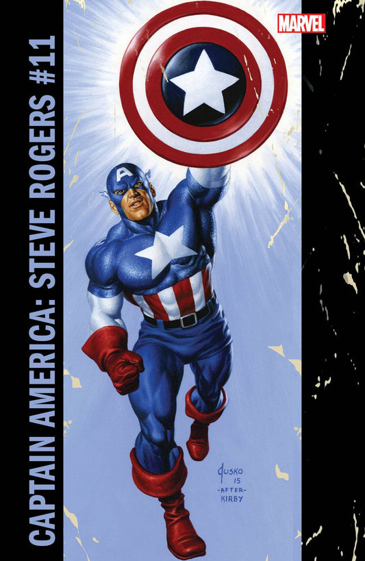 CAPTAIN AMERICA STEVE ROGERS #11 JUSKO CORNER BOX VAR COVER