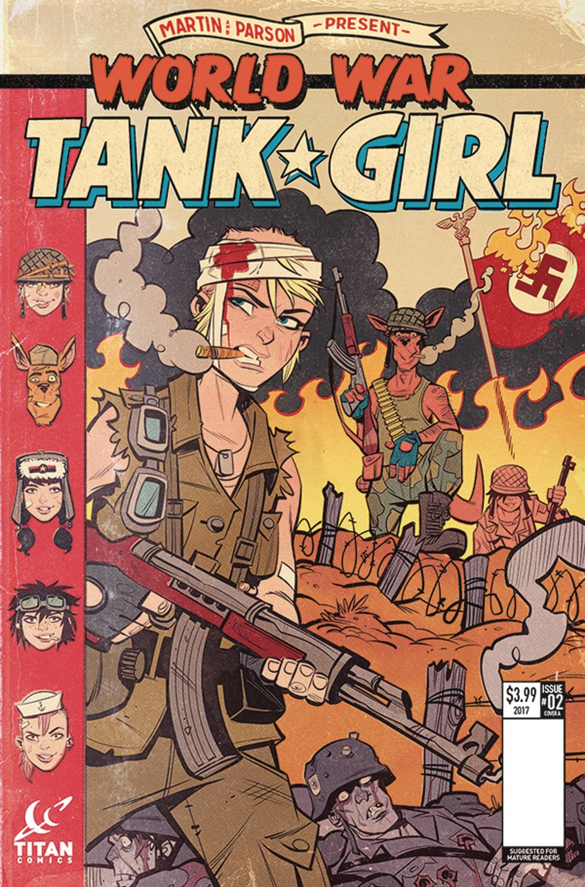 TANK GIRL WORLD WAR TANK GIRL#2 (OF 4) CVR A PARSON COVER