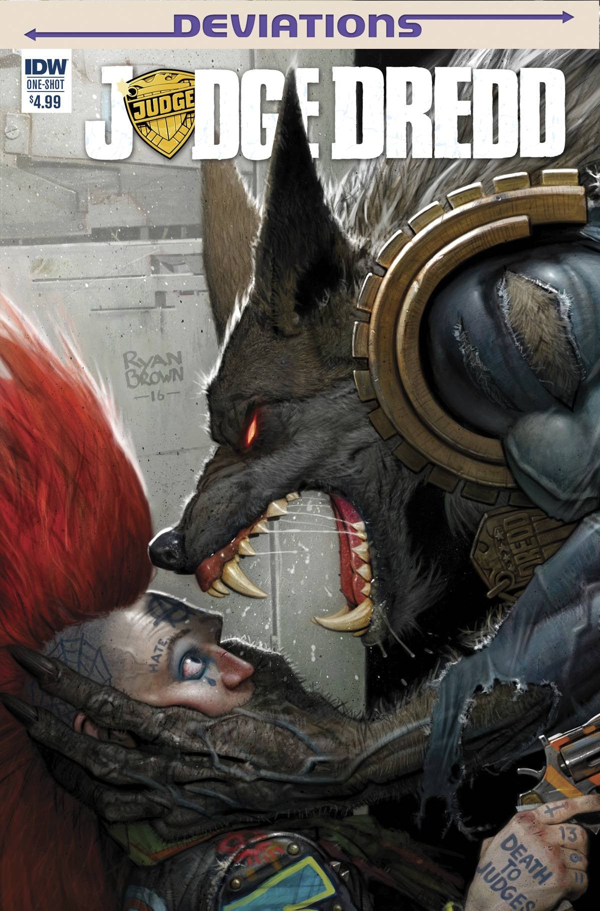 JUDGE DREDD DEVIATIONS 10 COPY INCV COVER