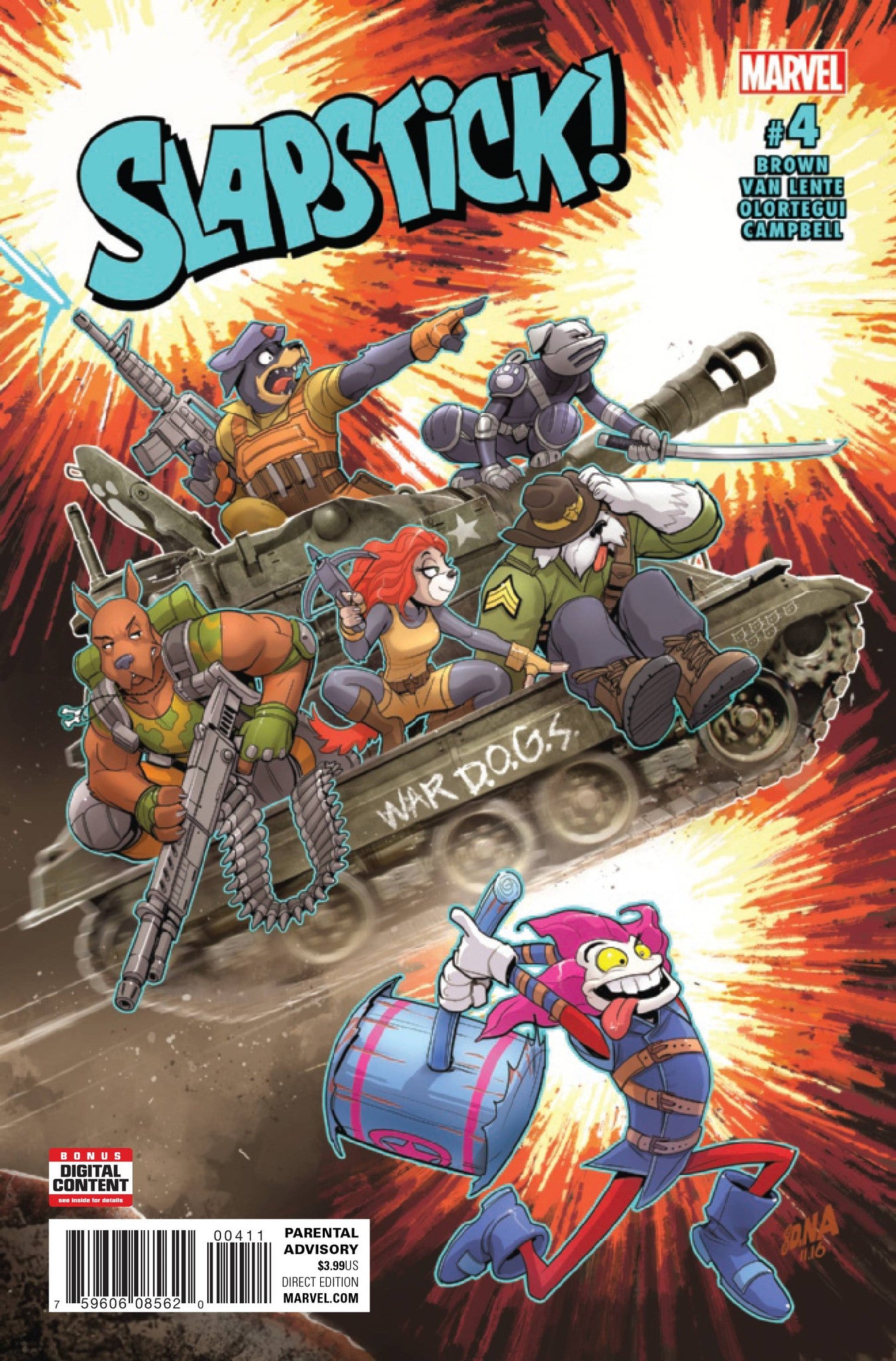 SLAPSTICK #4 COVER
