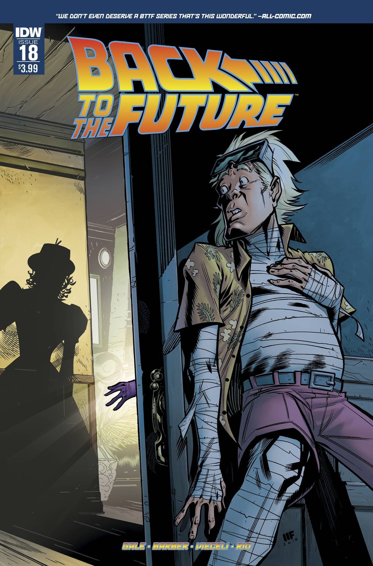 BACK TO THE FUTURE #18 COVER