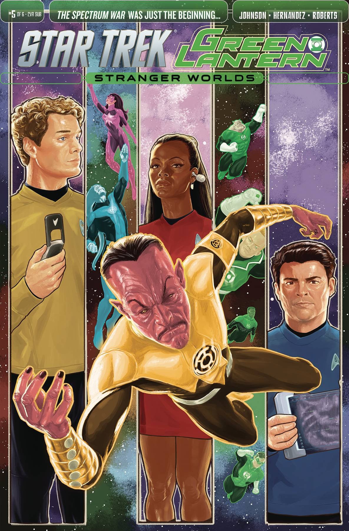 STAR TREK GREEN LANTERN VOL 2 #5 SUBSCRIPTION VAR COVER