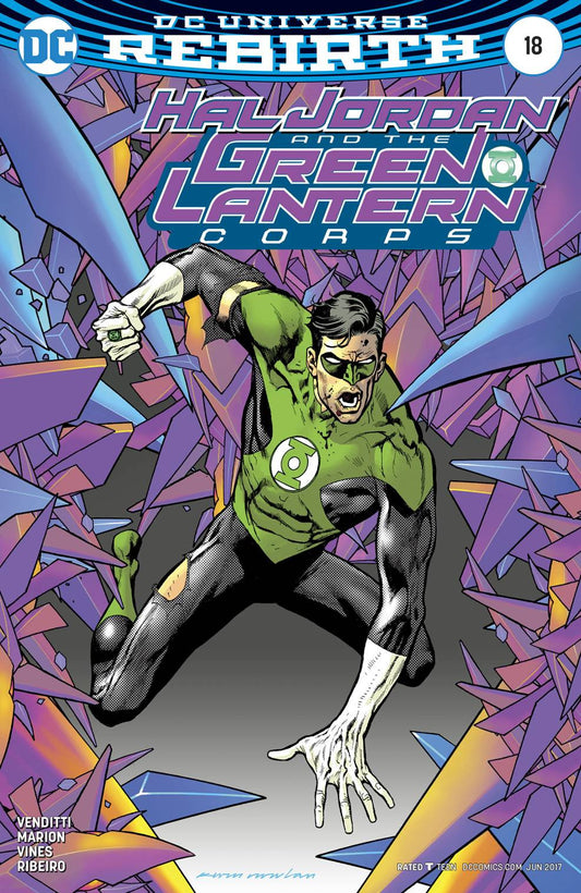 HAL JORDAN AND THE GREEN LANTERN CORPS #18 VAR ED COVER