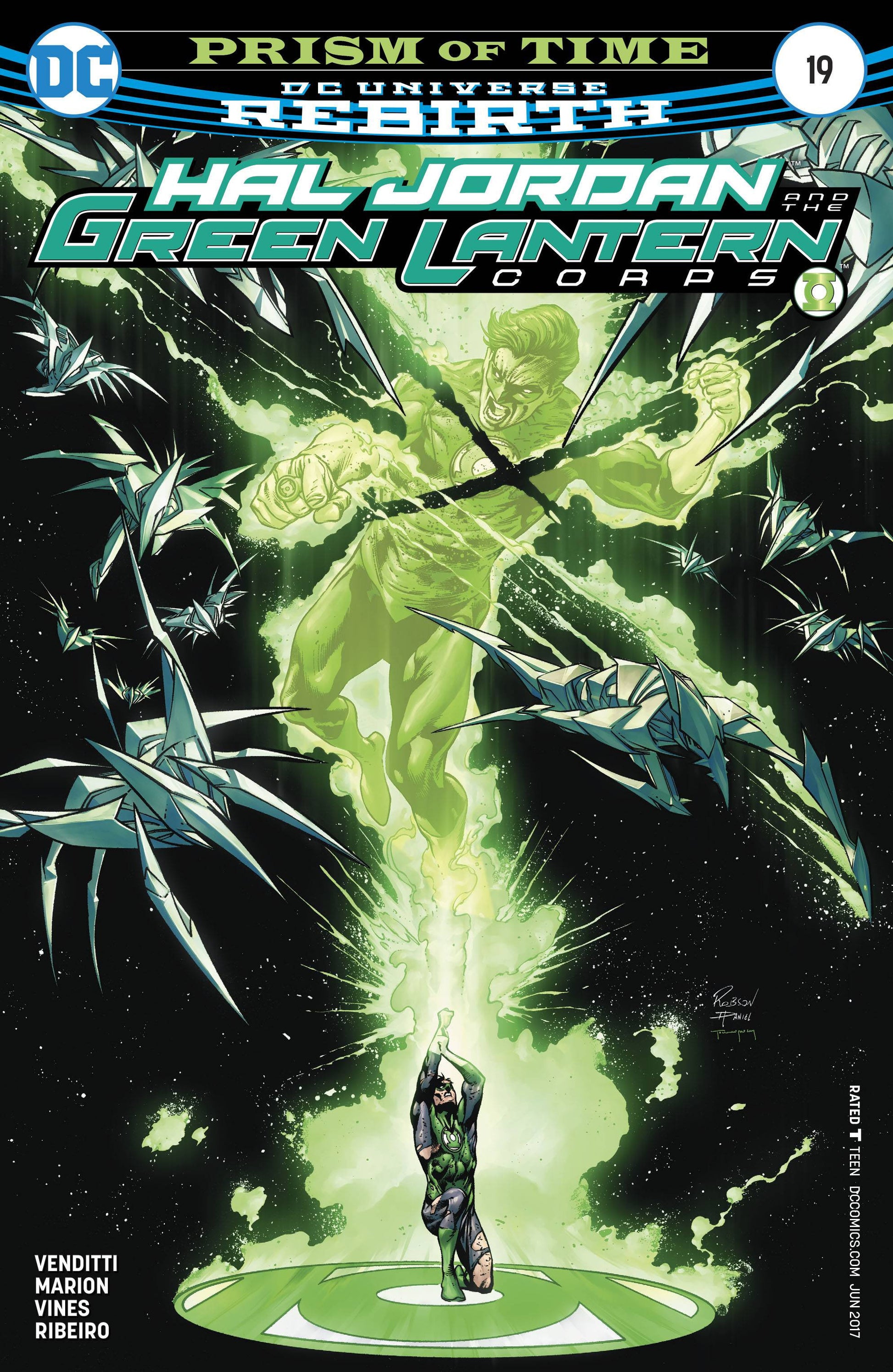 HAL JORDAN AND THE GREEN LANTERN CORPS #19 COVER