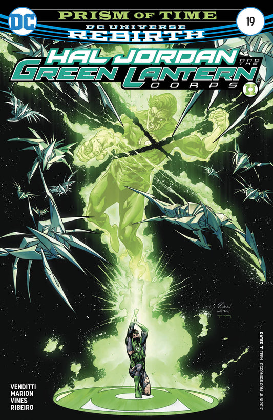 HAL JORDAN AND THE GREEN LANTERN CORPS #19 COVER