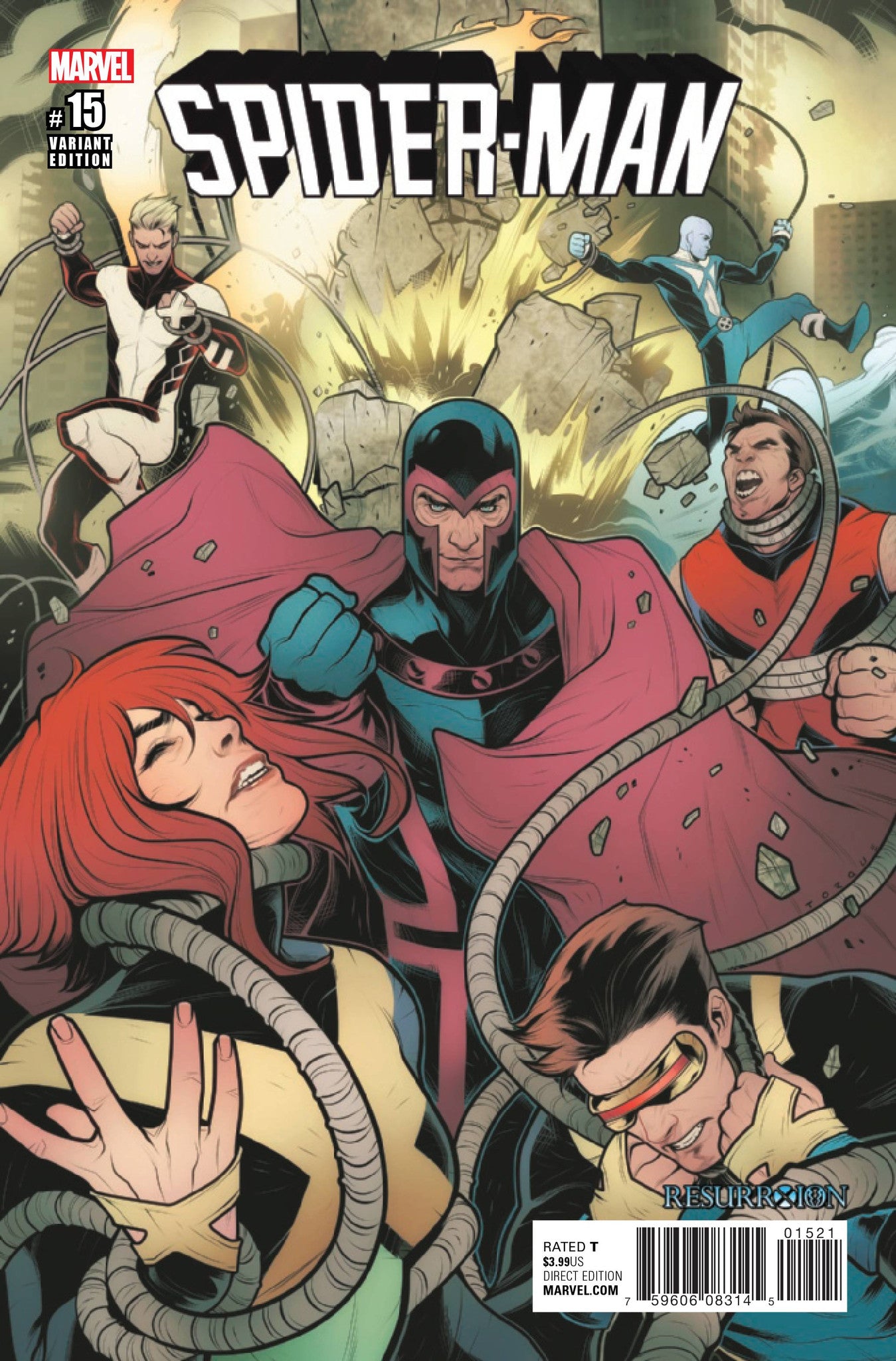 SPIDER-MAN #15 TORQUE RESURRXION VAR COVER