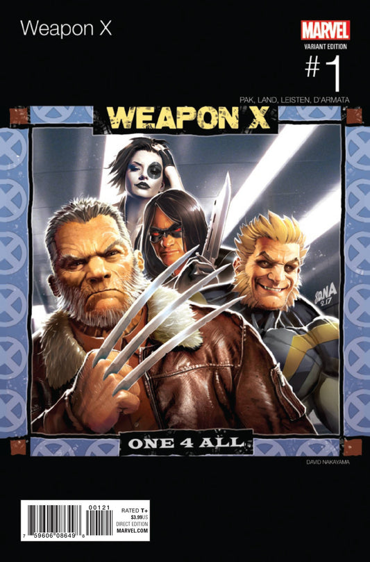 WEAPON X #1 NAKAYAMA HIP HOP VAR COVER