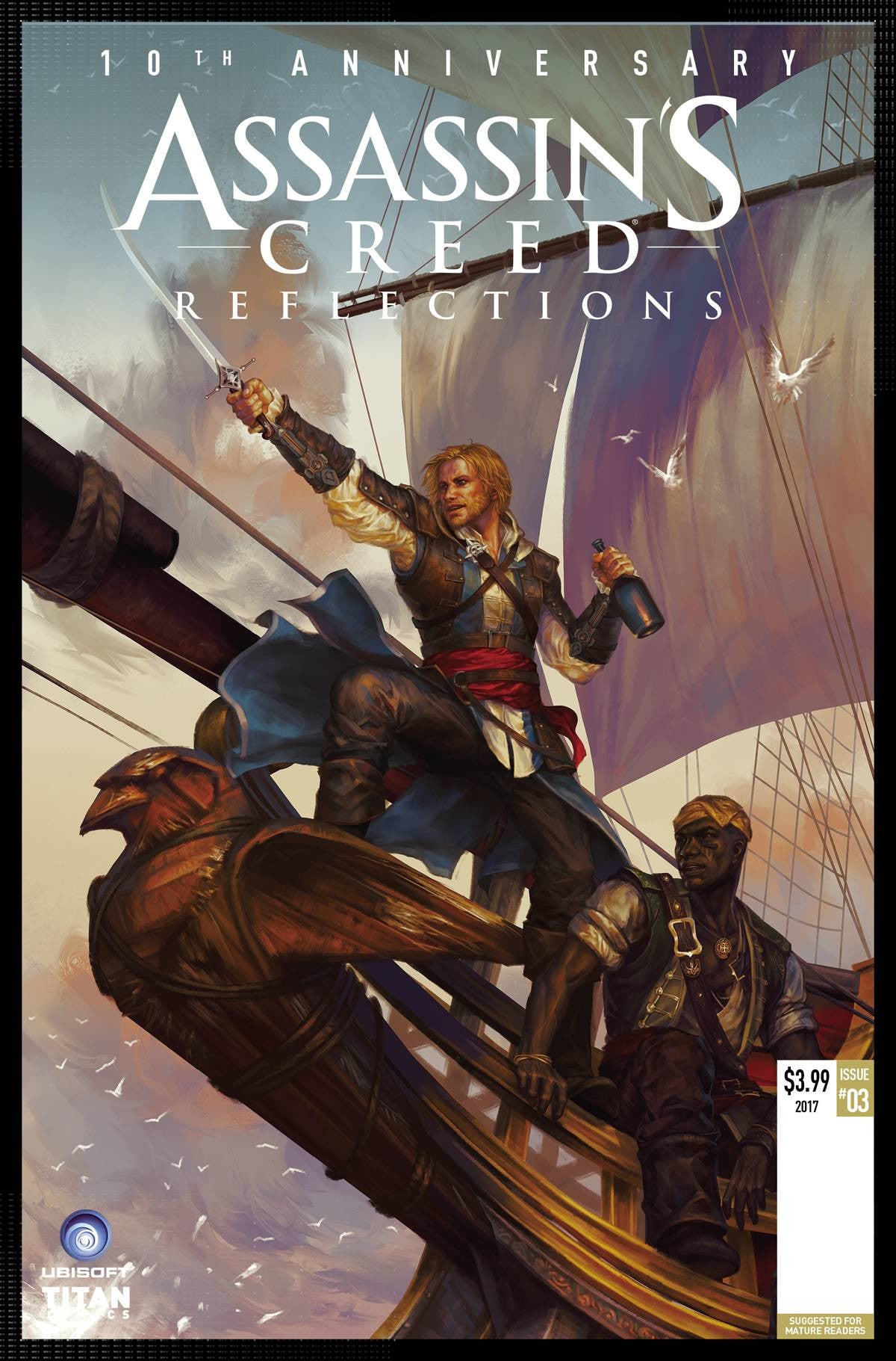 ASSASSINS CREED REFLECTIONS #3 (OF 4) CVR A SUNSET AGAIN (MR) COVER