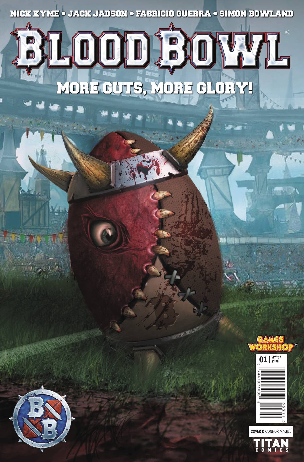 BLOOD BOWL MORE GUTS MORE GLORY #1 (OF 4) CVR D MAGILL (MR) COVER