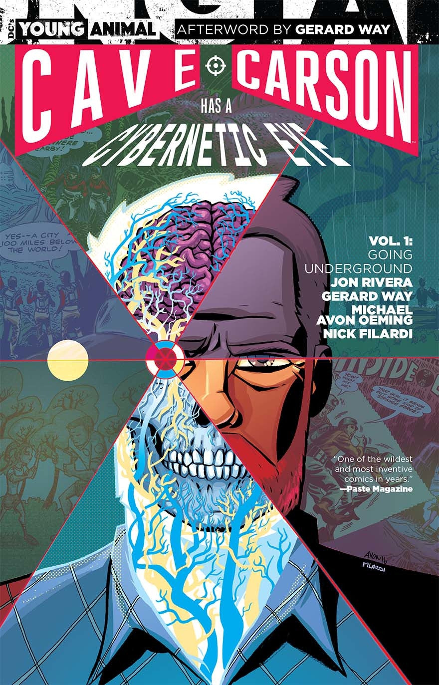 CAVE CARSON HAS A CYBERNETIC EYE TP VOL 01 GOING UNDERGROUND COVER