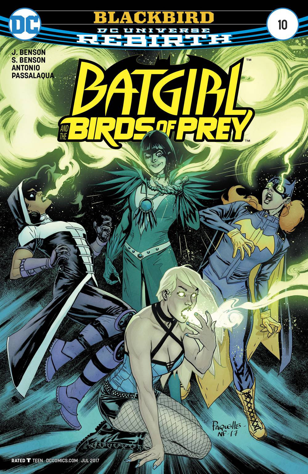BATGIRL AND THE BIRDS OF PREY #10 COVER