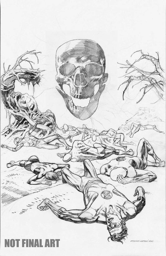 HAL JORDAN AND THE GREEN LANTERN CORPS #21 VAR ED COVER
