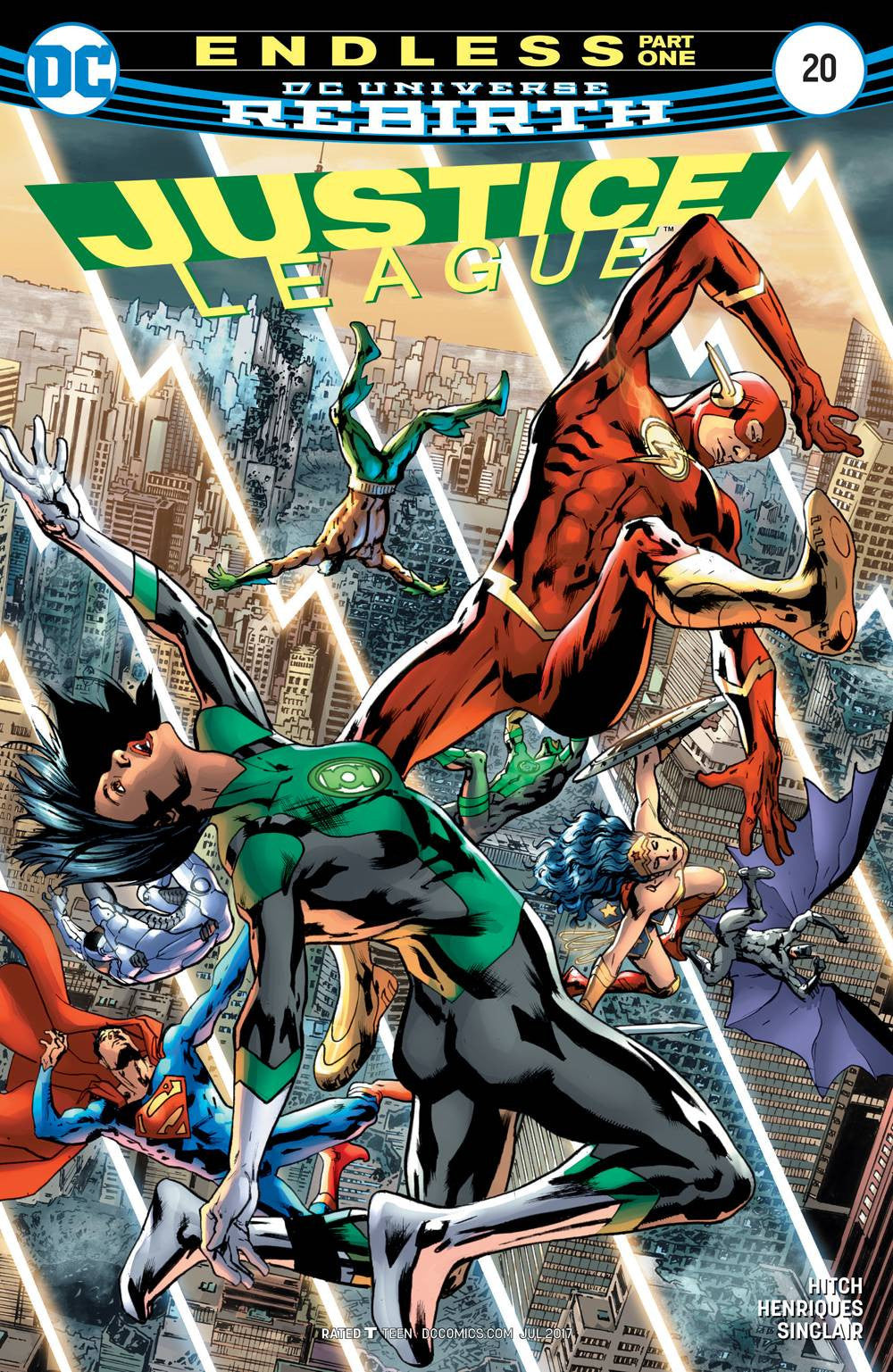 JUSTICE LEAGUE #20 COVER