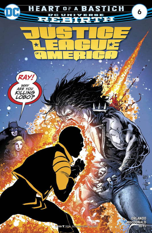 JUSTICE LEAGUE OF AMERICA #6 COVER