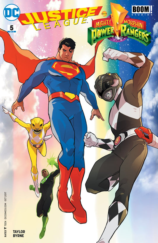 JUSTICE LEAGUE POWER RANGERS #5 (OF 6) COVER