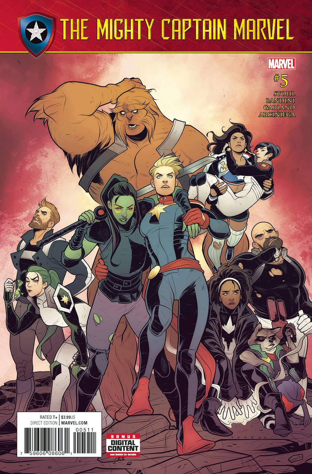 MIGHTY CAPTAIN MARVEL #5 SE COVER