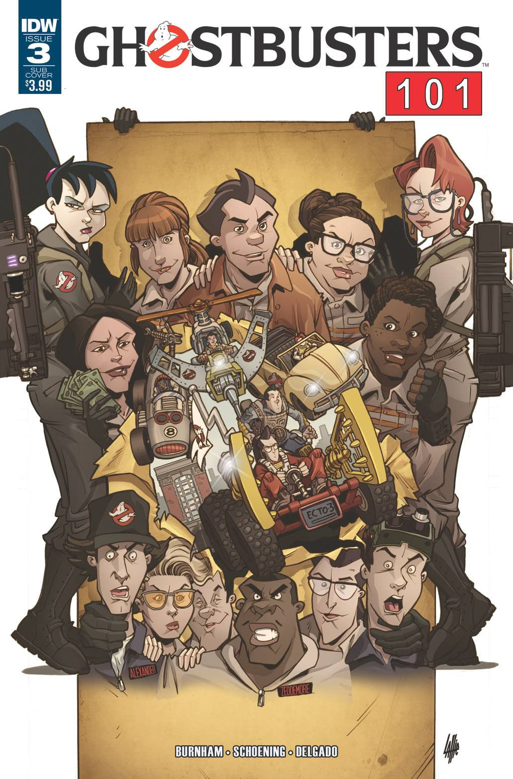 GHOSTBUSTERS 101 #3 SUBSCRIPTION VAR COVER