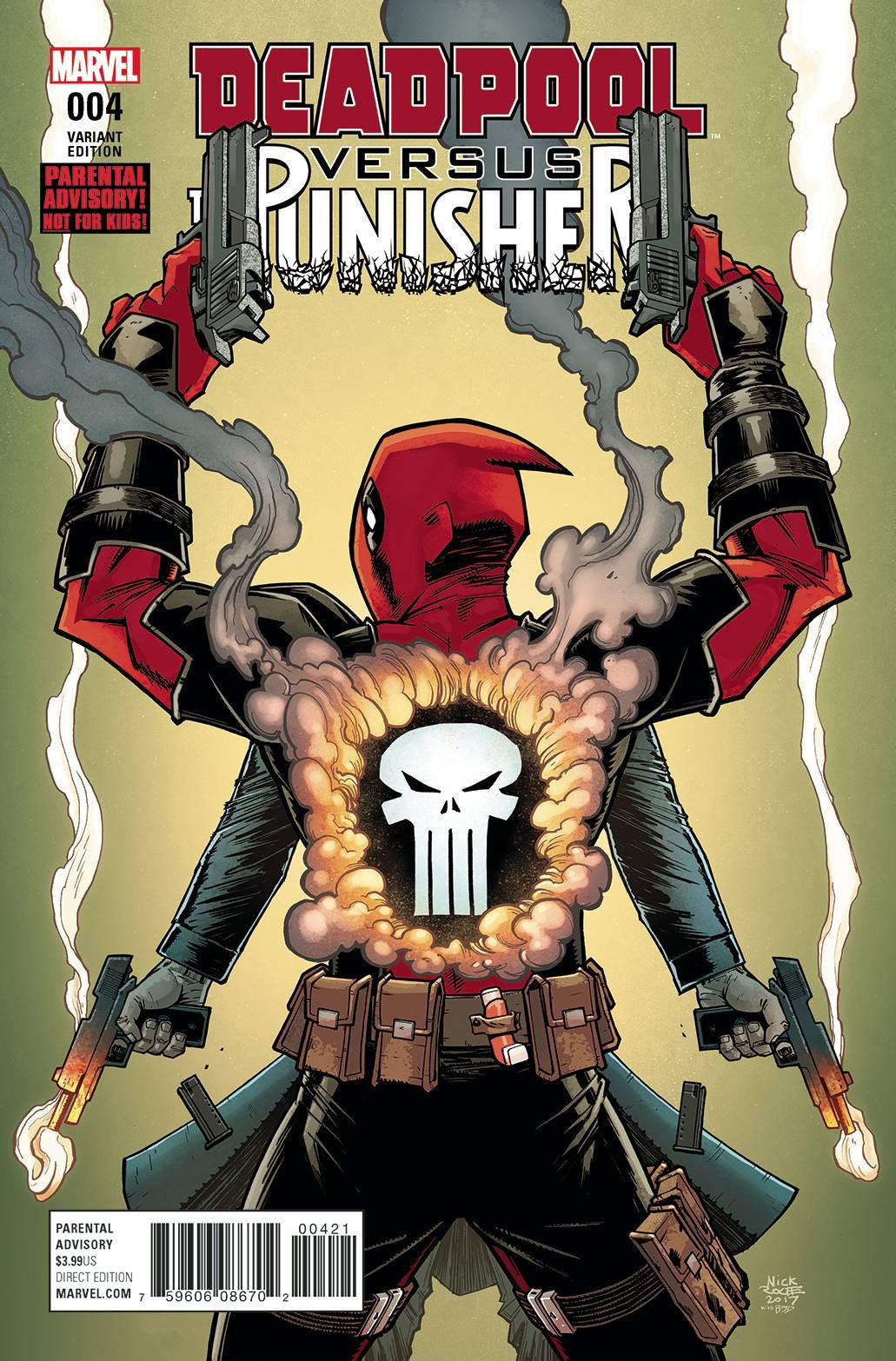 DEADPOOL VS PUNISHER #4 (OF 5) ROCHE VAR COVER