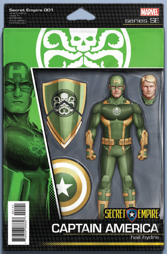 SECRET EMPIRE #1 (OF 9) CHRISTOPHER ACTION FIGURE VAR COVER