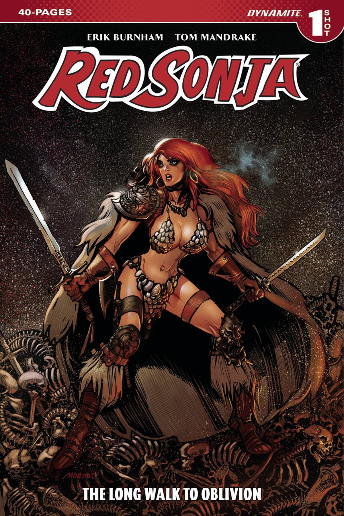 RED SONJA LONG WALK TO OBLIVION ONE SHOT COVER