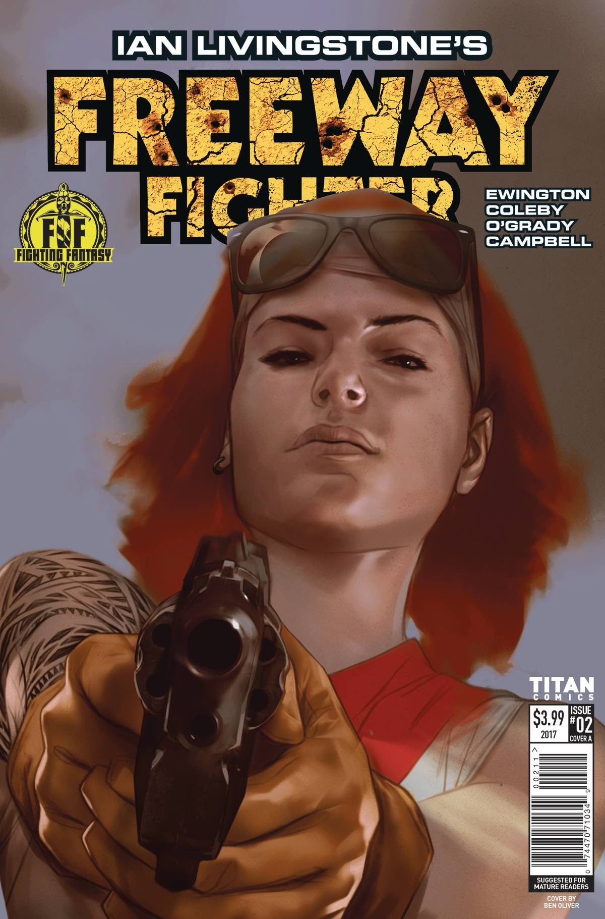 IAN LIVINGSTONE FREEWAY FIGHTER #2 (OF 4) CVR A OLIVER COVER