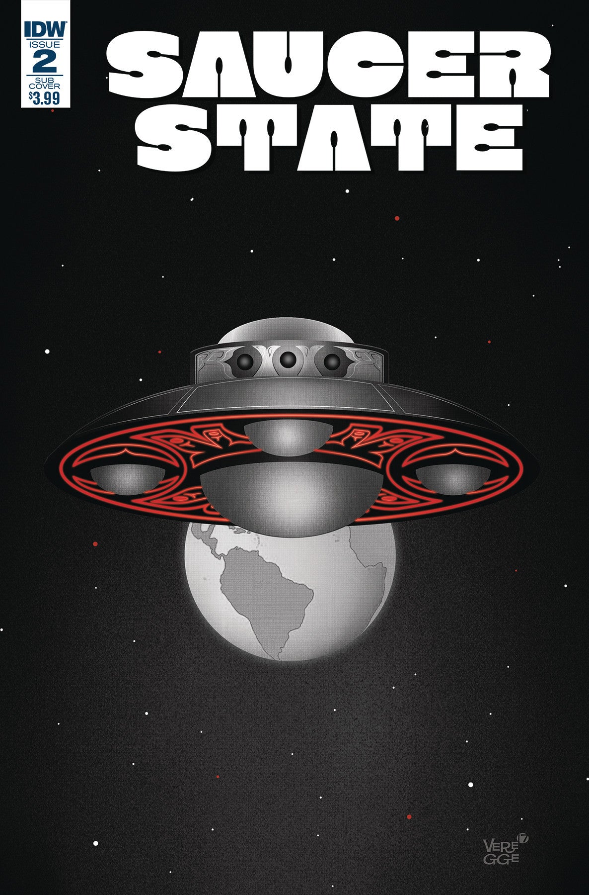 SAUCER STATE #2 (OF 6) SUBSCRIPTION VAR COVER