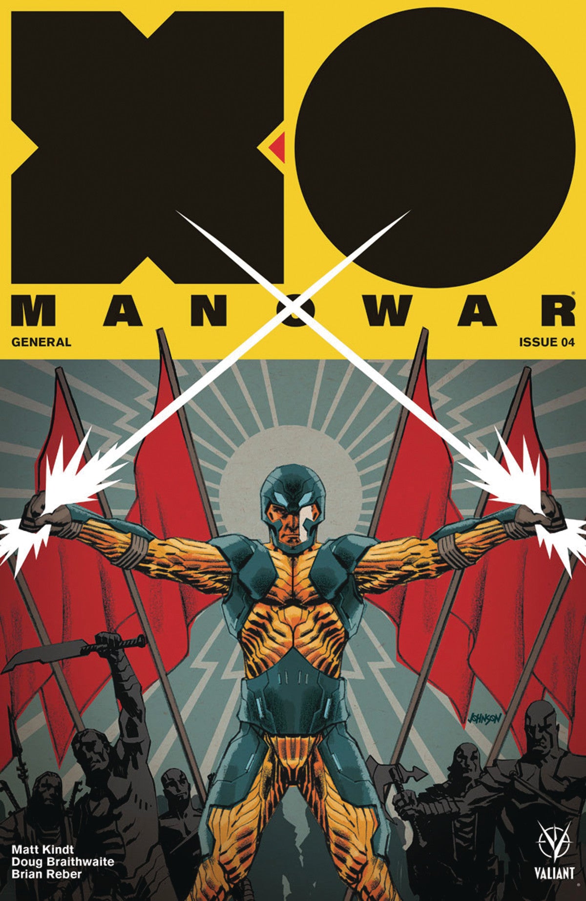 X-O MANOWAR (2017) #4 CVR B JOHNSON COVER